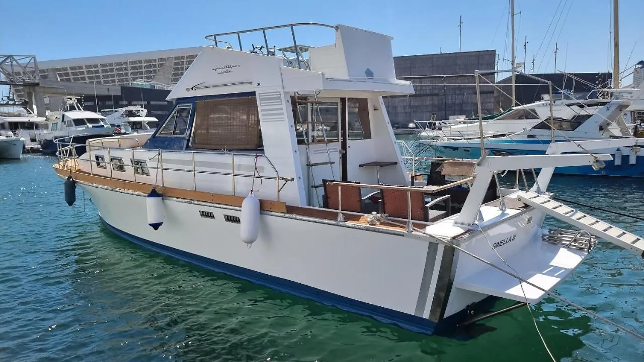 Charming Boat House In Barcelona With Big Terrace And Solarium Hotel Sant Adria de Besos Botel